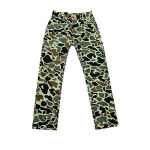 the hundreds Chino Green Camo pants Slim Fit 30x30